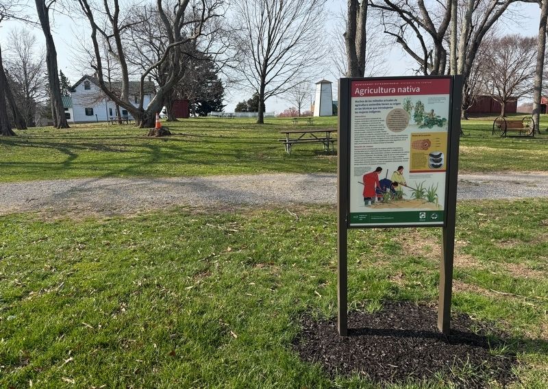 Native Farming / Agricultura nativa Marker image. Click for full size.