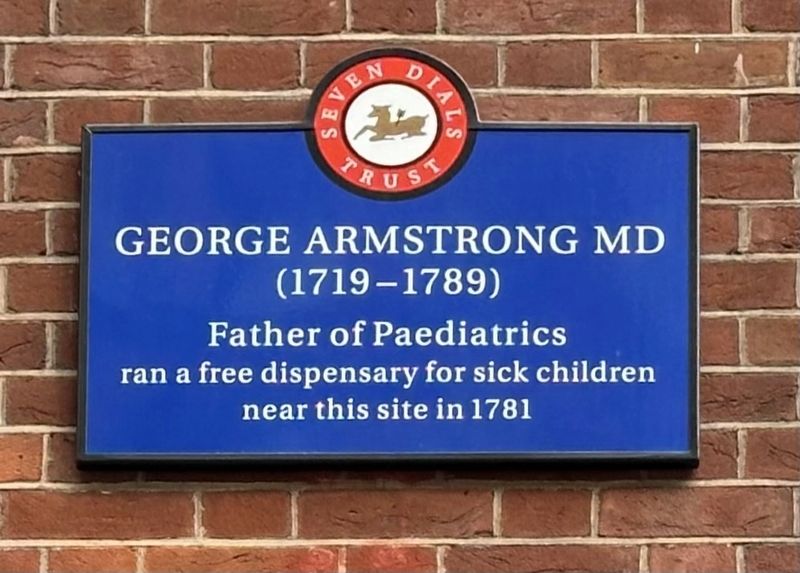 George Armstrong MD (1719-1789) Marker image. Click for full size.
