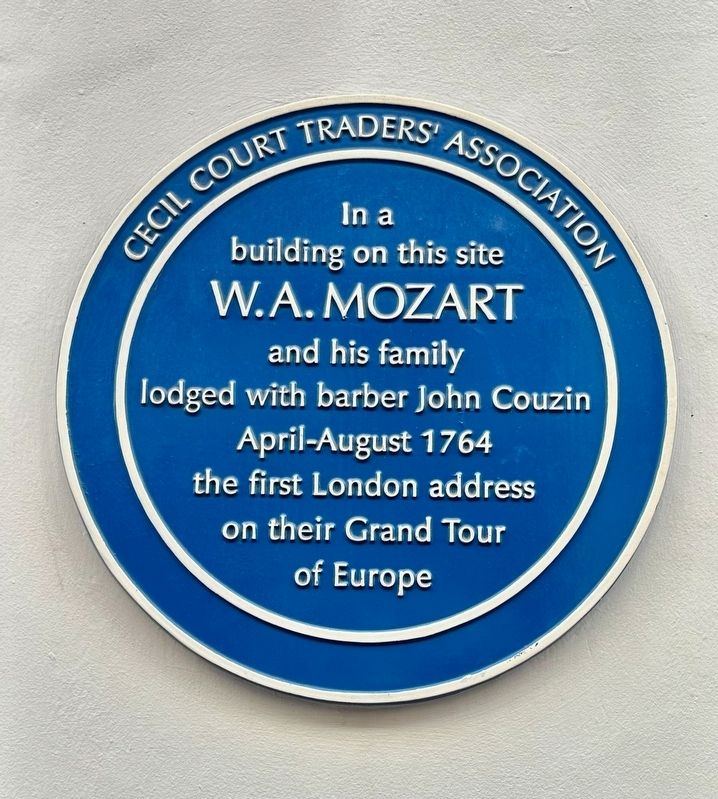 Wolfgang Amadeus Mozart Marker. Click for full size. Wolfgang Amadeus Mozart Marker image. Click for full size.