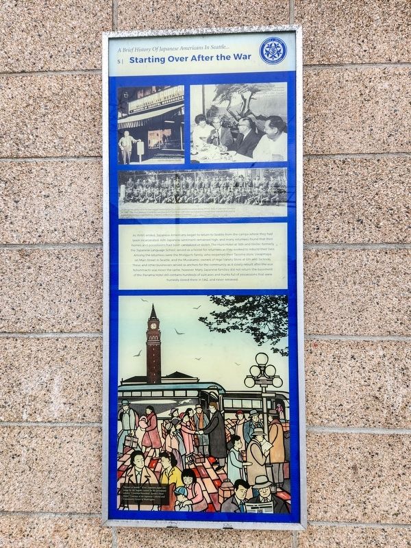 Starting Over After the War Marker. Click for full size. Starting Over After the War Marker image. Click for full size.