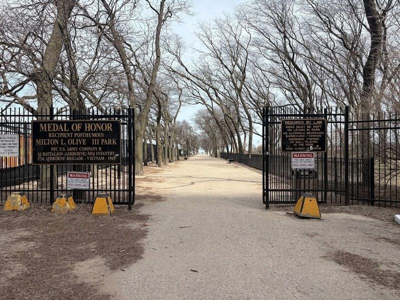 Olive Park entrance. Click for full size. Olive Park entrance image. Click for full size.