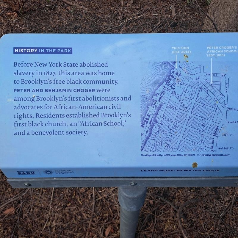 History in the Park Marker. Click for full size. History in the Park Marker image. Click for full size.