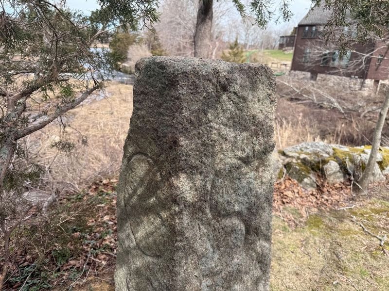 Ancient Cohasset Scituate Border Marker image. Click for full size.