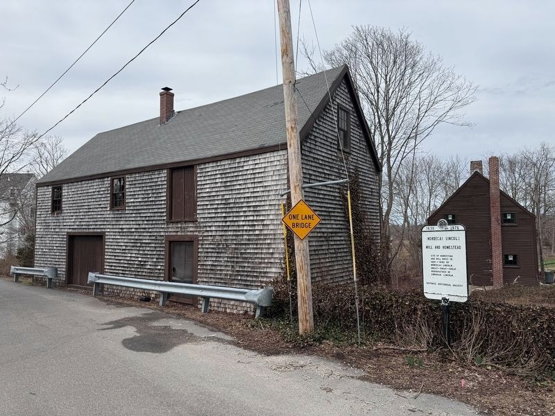 Mordecai Lincoln Mill and Homestead Marker. Click for full size. Mordecai Lincoln Mill and Homestead Marker image. Click for full size.