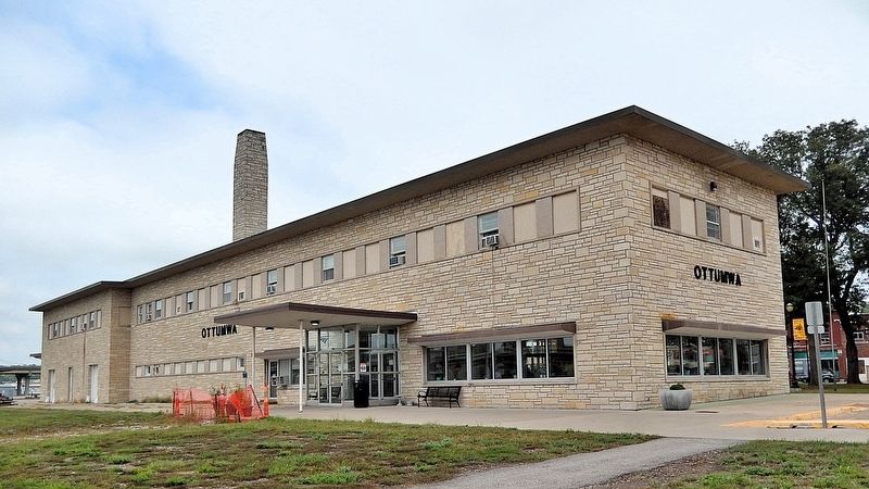 Burlington Depot (<i>southwest elevation</i>). Click for full size. Burlington Depot (<i>southwest elevation</i>) image. Click for full size.