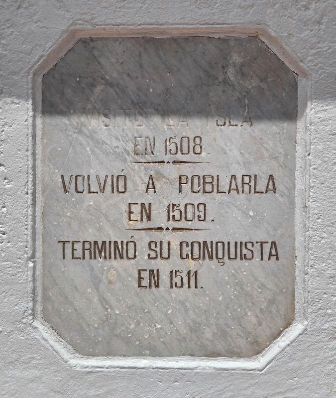 Juan Ponce de Leon Marker. Click for full size. Juan Ponce de Leon Marker image. Click for full size.