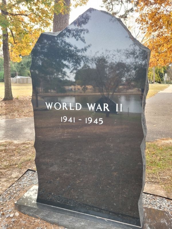 World War II Marker. Click for full size. World War II Marker image. Click for full size.