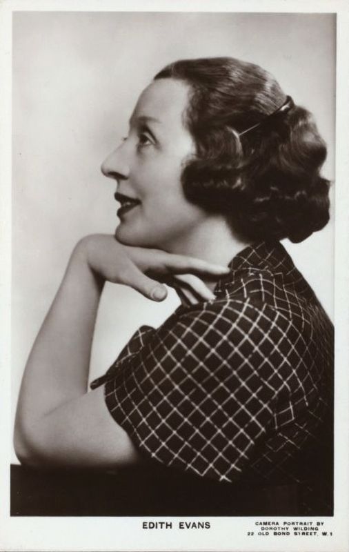 Edith Evans. Click for full size. Edith Evans image. Click for full size.