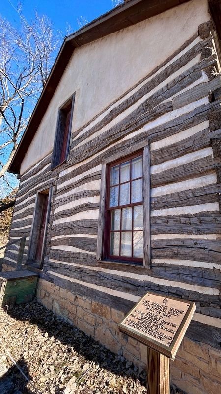 The Munger House Marker. Click for full size. The Munger House Marker image. Click for full size.