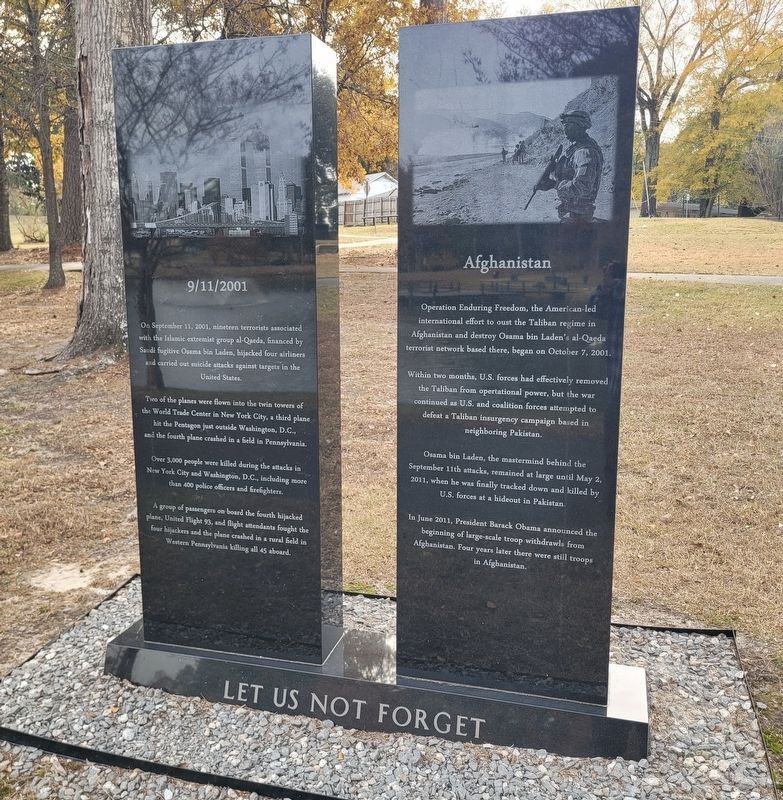 Let Us Not Forget Marker. Click for full size. Let Us Not Forget Marker image. Click for full size.