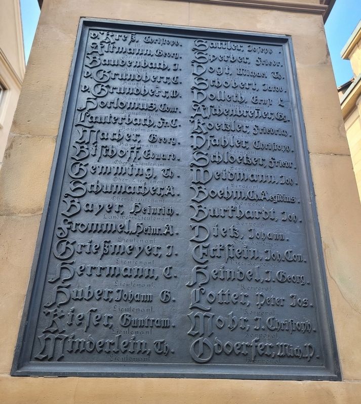 Franco-Prussian War Memorial - Panel 3 image. Click for full size.