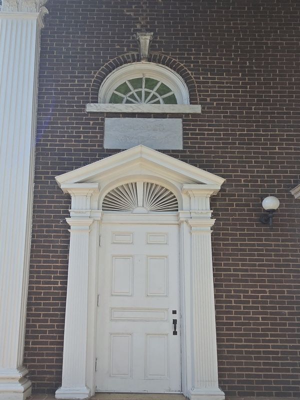 Chalmers Memorial A.R.P. Church Marker noting its founding 11/15/1908. Click for full size. Chalmers Memorial A.R.P. Church Marker noting its founding 11/15/1908 image. Click for full size.