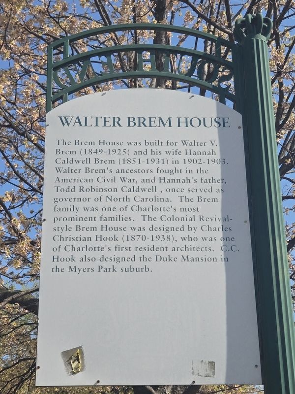 Walter Brem House Marker image. Click for full size.