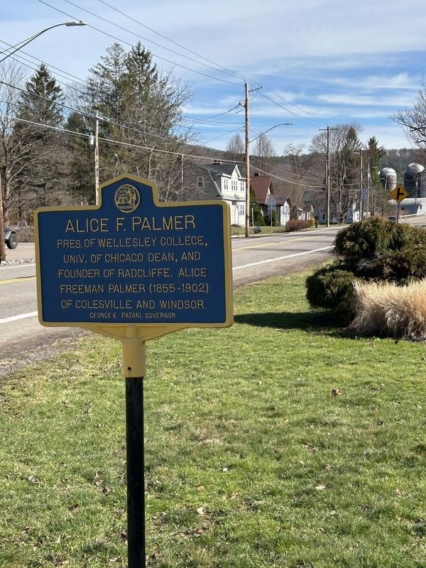 Alice F. Palmer Marker image. Click for full size.