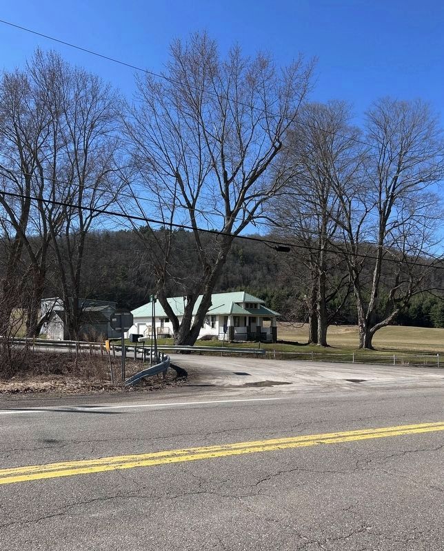 George Catlin Marker - Intersection Opposite The Marker. Click for full size. George Catlin Marker - Intersection Opposite The Marker image. Click for full size.