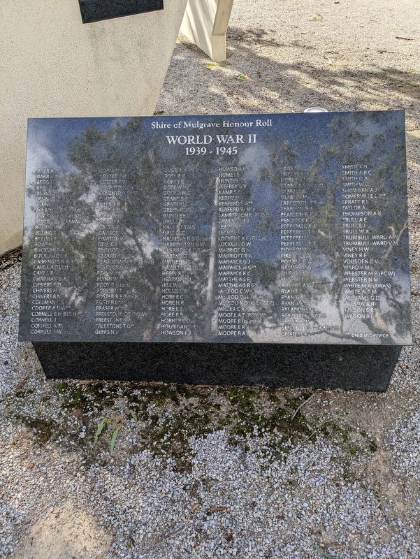 Honour Roll World War II Marker image. Click for full size.
