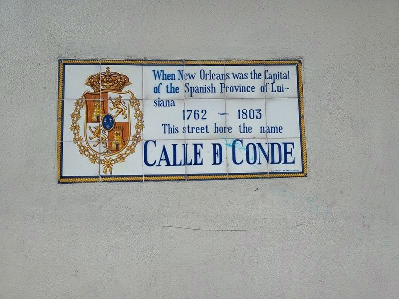 Calle de Conde Marker. Click for full size. Calle de Conde Marker image. Click for full size.