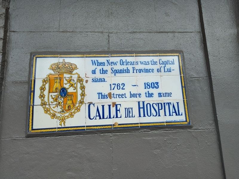 Calle del Hospital Marker image. Click for full size.
