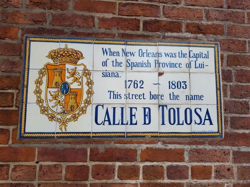 Calle de Tolosa Marker image. Click for full size.