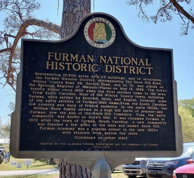 Furman National Historic District Marker image. Click for full size.