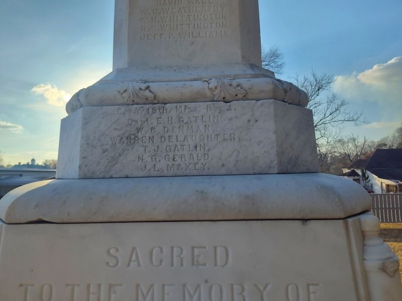 Amite County Confederate Honor Roll Marker image. Click for full size.