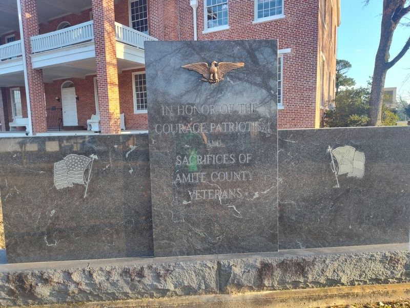Amite County Veterans Memorial Marker image. Click for full size.