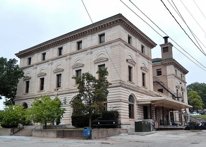 Ottumwa City Hall (<i>south elevation</i>). Click for full size. Ottumwa City Hall (<i>south elevation</i>) image. Click for full size.