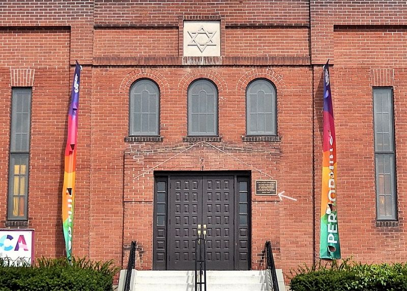B'nai Jacob Synagogue Marker. Click for full size. B'nai Jacob Synagogue Marker image. Click for full size.