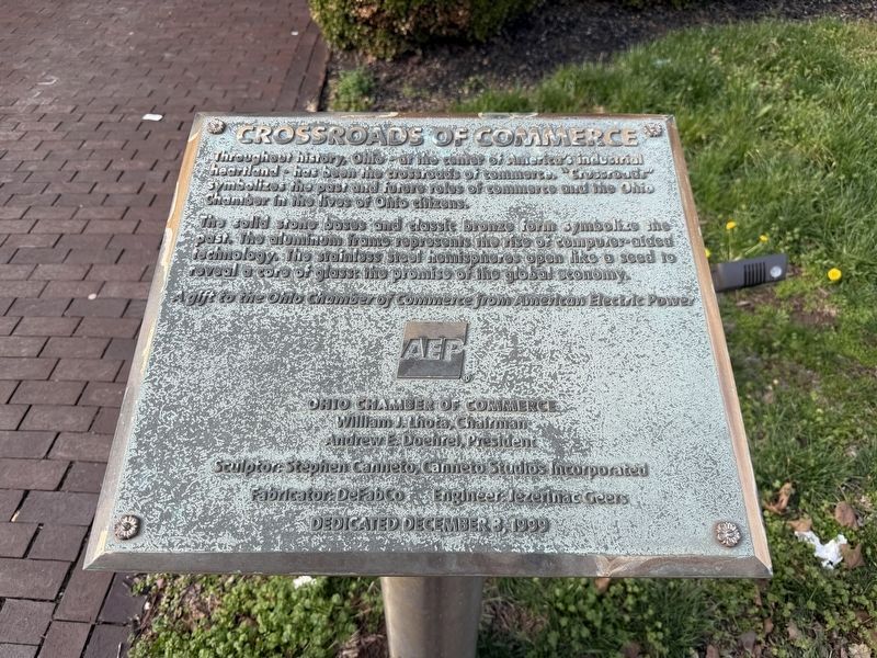 Crossroads of Commerce Marker image. Click for full size.