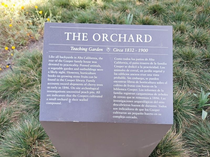 The Orchard Marker. Click for full size. The Orchard Marker image. Click for full size.
