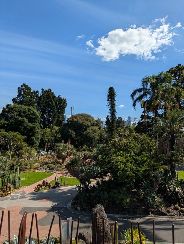 The view of Melbourne today from the Marker. Click for full size. The view of Melbourne today from the Marker image. Click for full size.