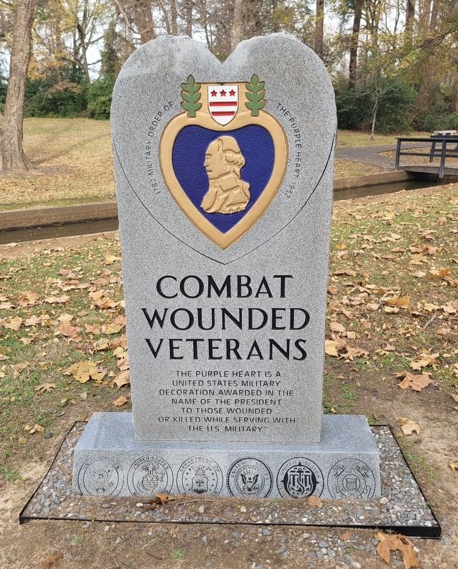 Combat Wounded Veterans Marker. Click for full size. Combat Wounded Veterans Marker image. Click for full size.