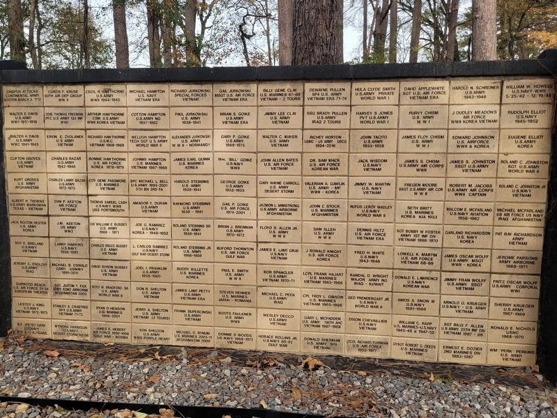 USA Veterans Memorial - Panel 1 image. Click for full size.