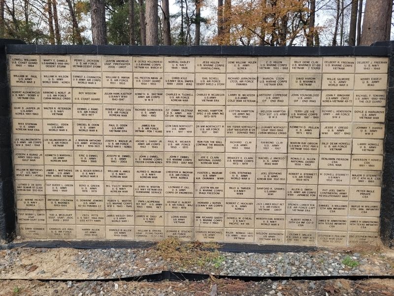 USA Veterans Memorial - Panel 5 image. Click for full size.