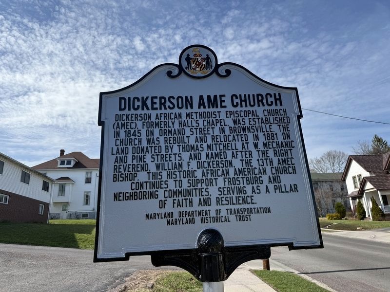 Dickerson AME Church Marker. Click for full size. Dickerson AME Church Marker image. Click for full size.