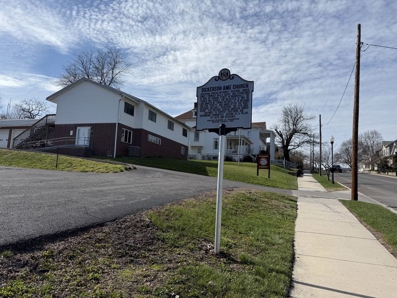 Dickerson AME Church Marker. Click for full size. Dickerson AME Church Marker image. Click for full size.