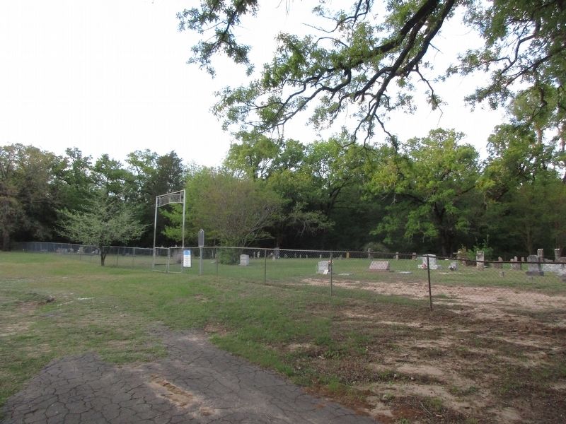 New Hope Cemetery and marker image. Click for full size.
