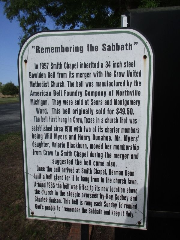 Informational sign next to marker. Click for full size. Informational sign next to marker image. Click for full size.