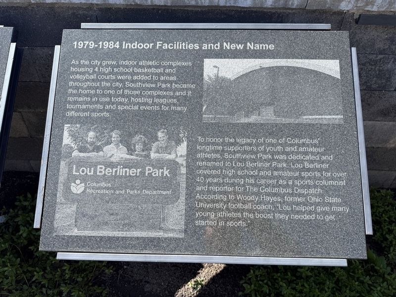 1979-1984 Indoor Facilities and New Name Marker. Click for full size. 1979-1984 Indoor Facilities and New Name Marker image. Click for full size.