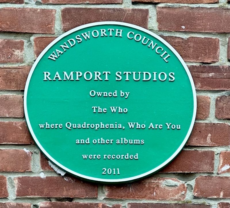 Ramport Studios Marker. Click for full size. Ramport Studios Marker image. Click for full size.