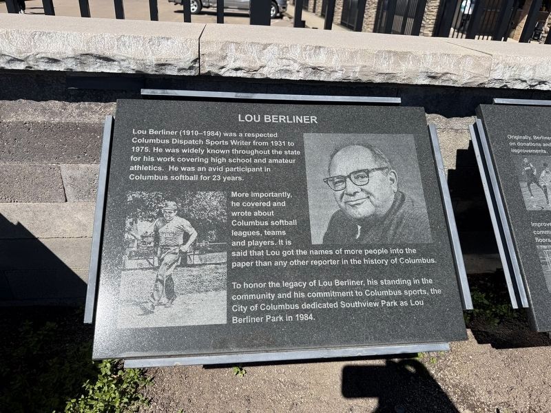 Lou Berliner Marker. Click for full size. Lou Berliner Marker image. Click for full size.