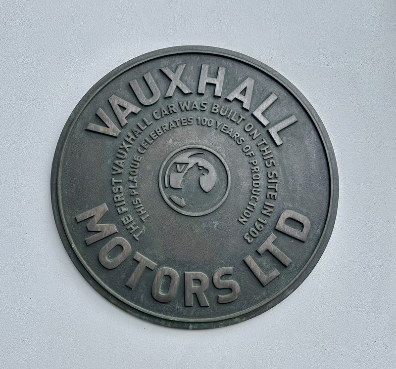 Vauxhall Motors Ltd Marker image. Click for full size.