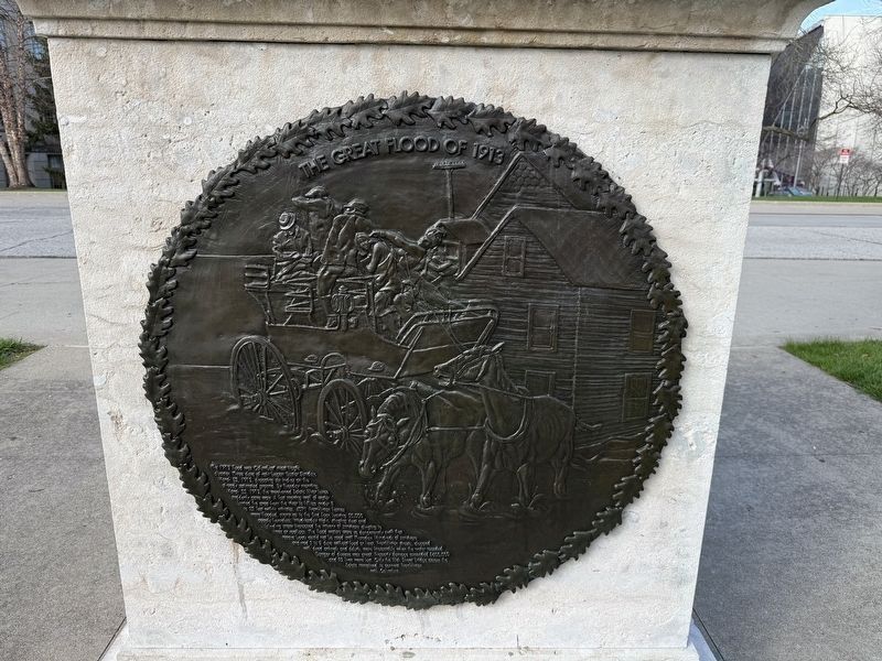 The Great Flood of 1913 Medallion image. Click for full size.