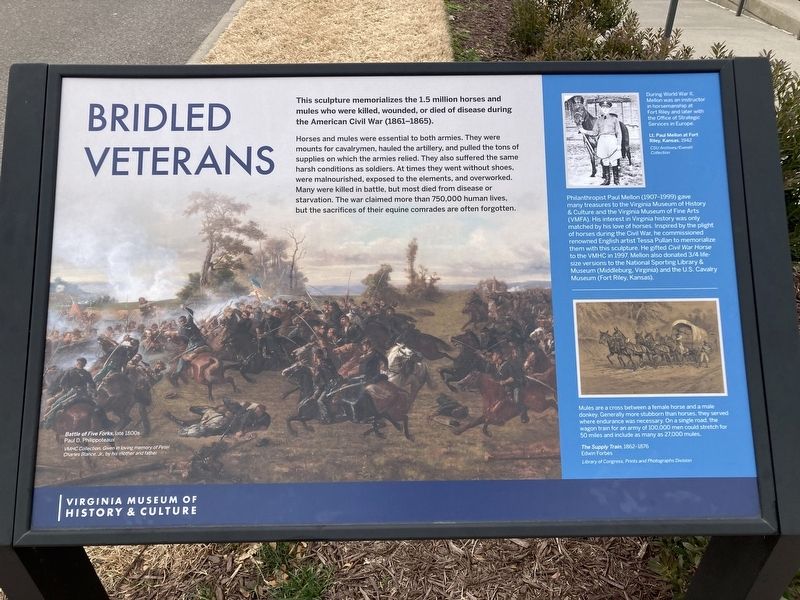 Bridled Veterans Marker image. Click for full size.