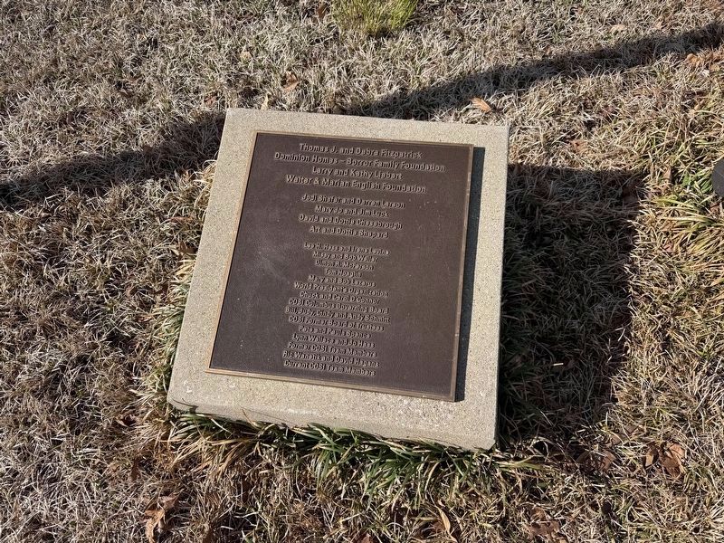 Adjacent dedication plaque. Click for full size. Adjacent dedication plaque image. Click for full size.