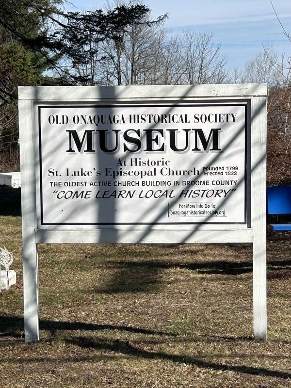 Old Anaquaga Historical Society Museum Marker image. Click for full size.