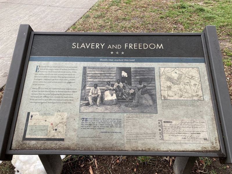 Slavery and Freedom Marker image. Click for full size.