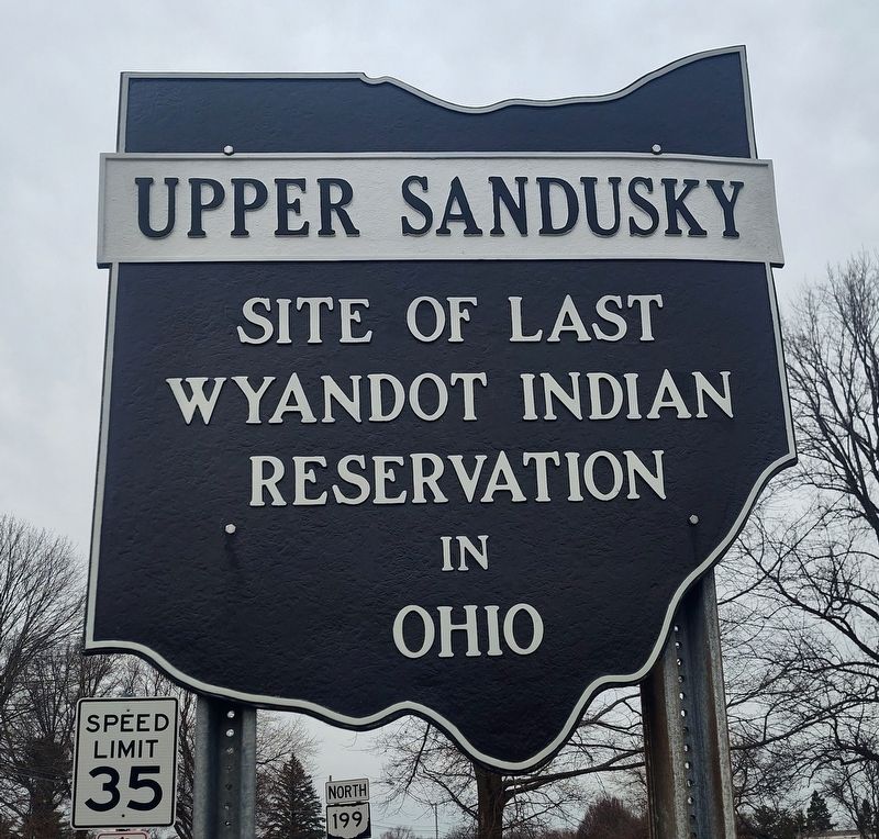 Upper Sandusky Marker. Click for full size. Upper Sandusky Marker image. Click for full size.