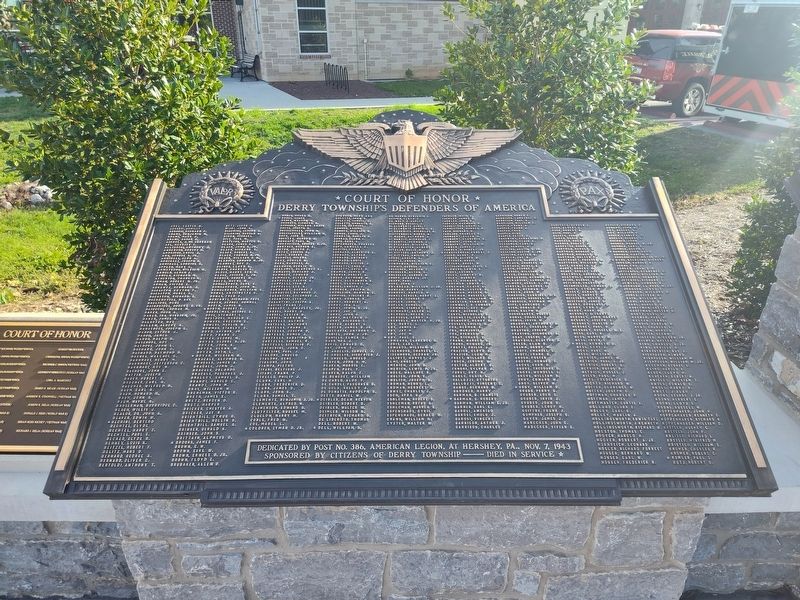 Court of Honor Marker image. Click for full size.