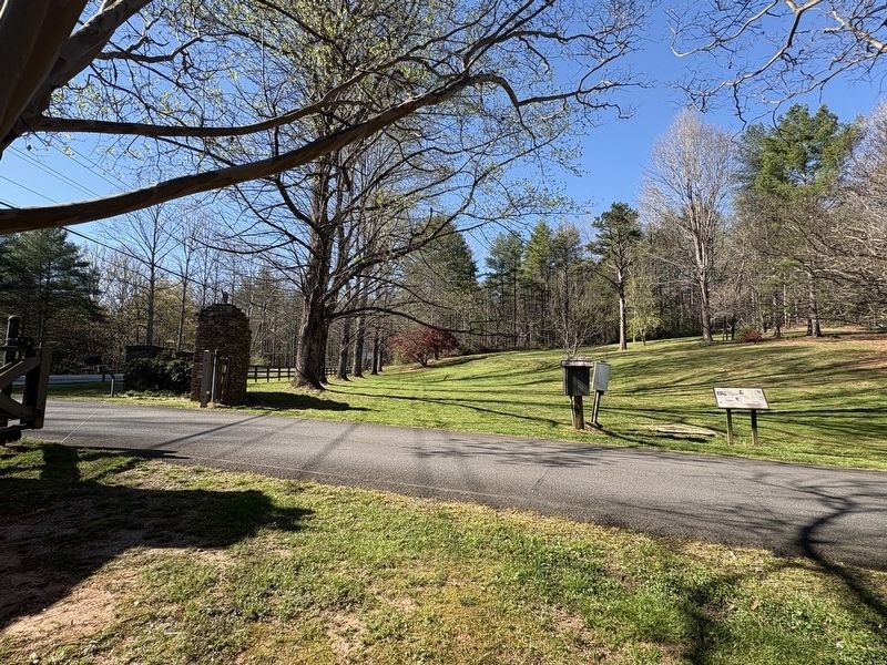 Smithgall Woods is Helping to Bring Back America Chestnut Tree Marker image. Click for full size.